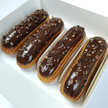 DARK CHOCOLATE CRÉMEUX ECLAIRS