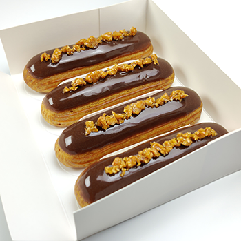 SALTED CARAMEL CRÉMEUX ECLAIRS